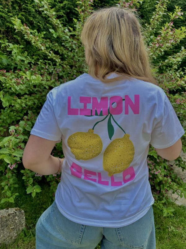 T-shirt blanc "Lemon"