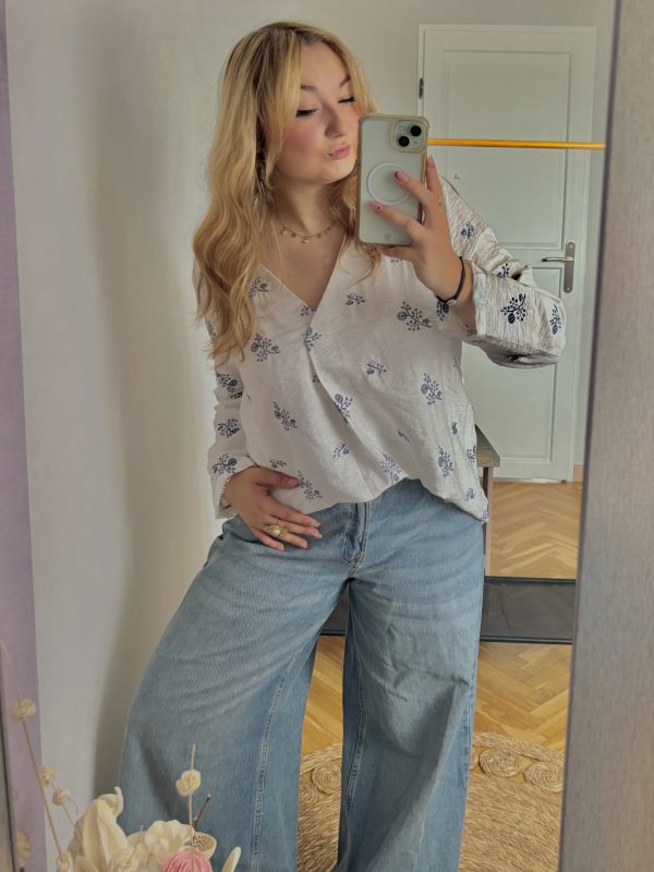 Blouse à fleurs "Angelina" - 42