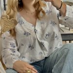 Blouse à fleurs "Angelina" - 42