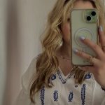 Blouse brodée "Garance"