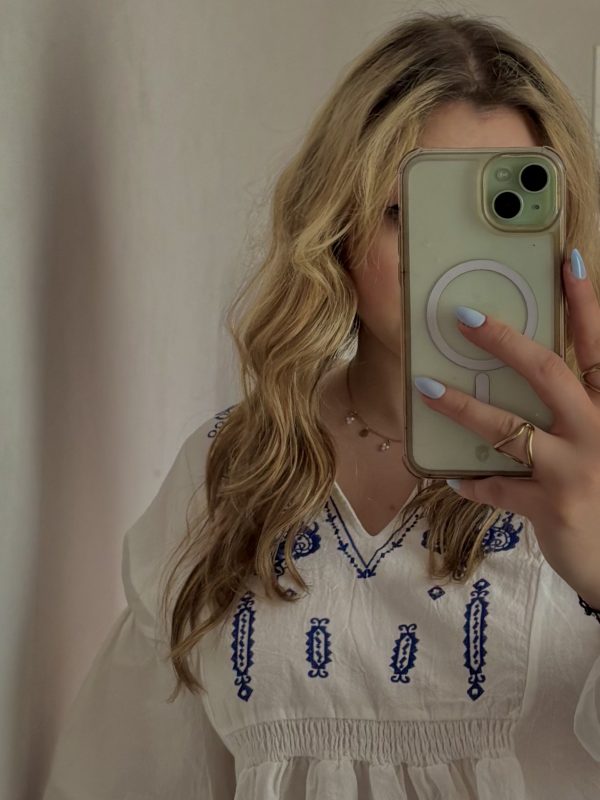 Blouse brodée "Garance"