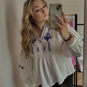 Blouse brodée "Garance"