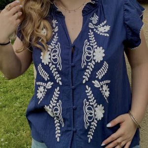 Blouse brodée "ALYA"