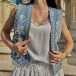Gilet brodé "Maïna"
