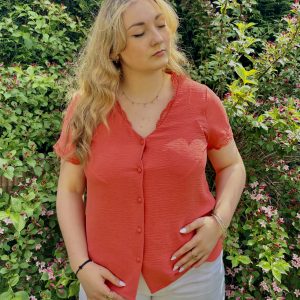 Blouse fuchsia "Jade"