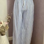 Pantalon rayé bleu "Lewis"
