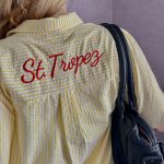 Chemise rayée jaune "St Tropez"