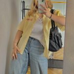 Chemise rayée jaune "St Tropez"