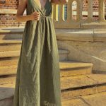 Robe kaki "Léonie"